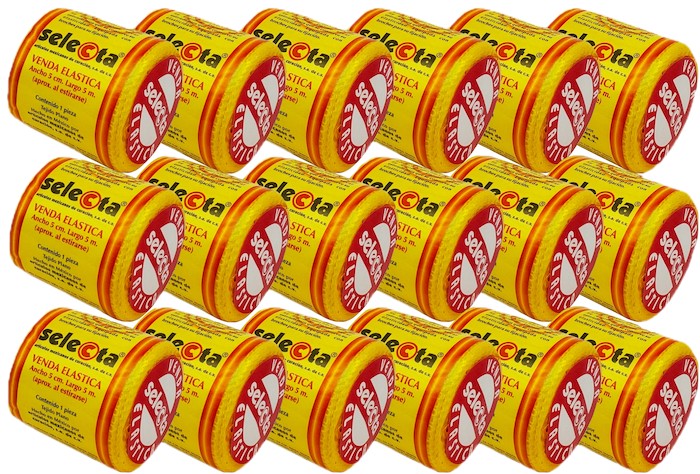 Venda de algodón 5 cm paquete 12 piezas.