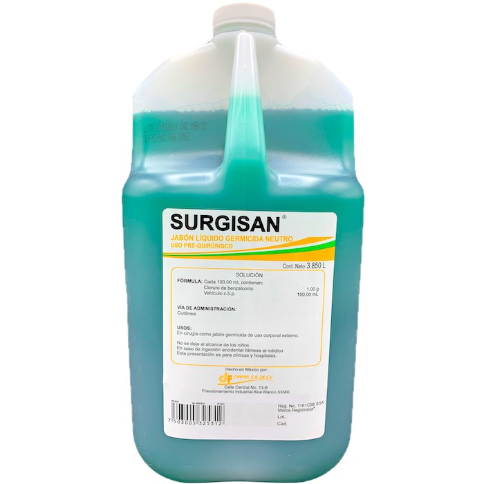 Jabón Para uso prequirúrgico neutro 3.85 L