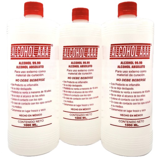 Alcohol absoluto 99.99º ALC envase 1L