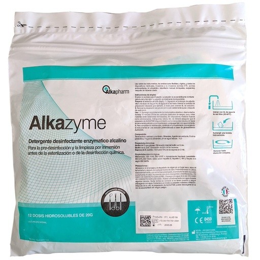 Detergente enzimático en polvo.