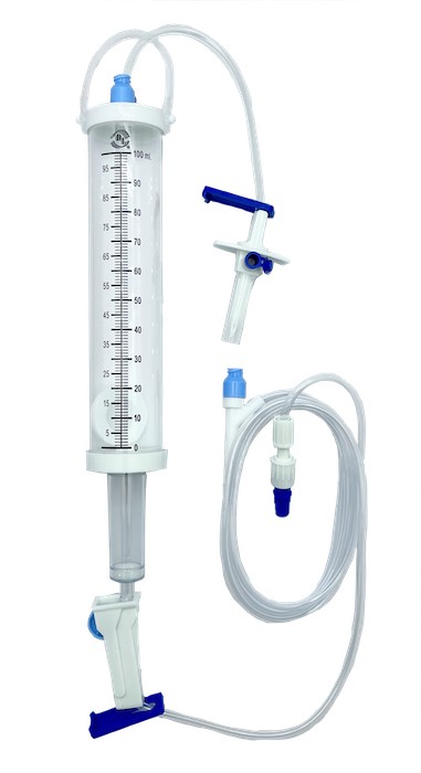 Equipo para volúmenes medidos sistema Libre de aguja 100 ml. Equipo